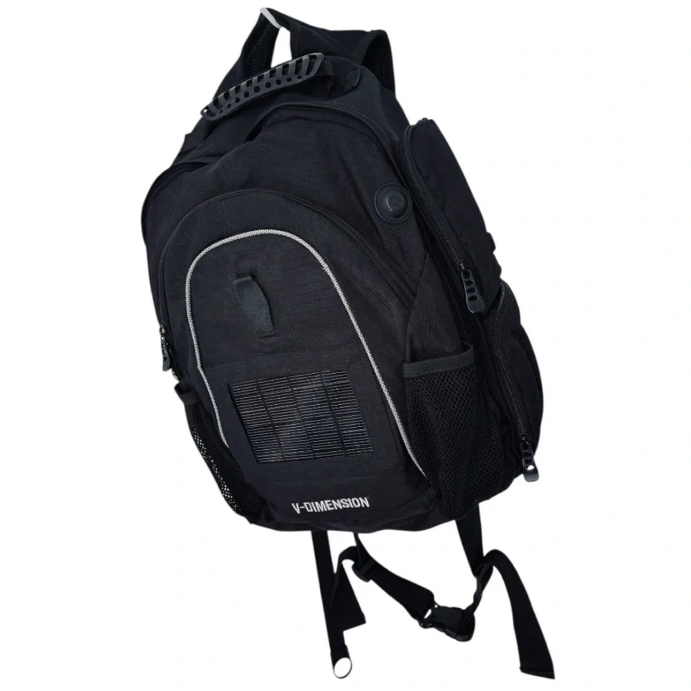 V-Dimension Helius Solar Outdoor Unisex Black Backpack Model (SBP-3001)